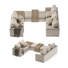 Minotti sofa cream